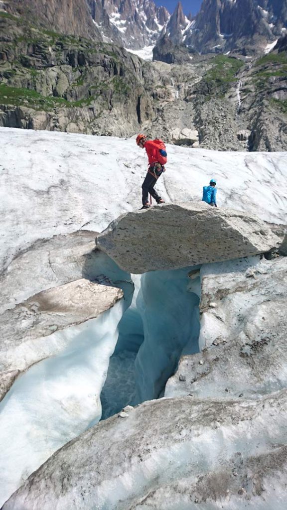 Mer de Glace-gletsjeren. Foto: Mathias Pape.