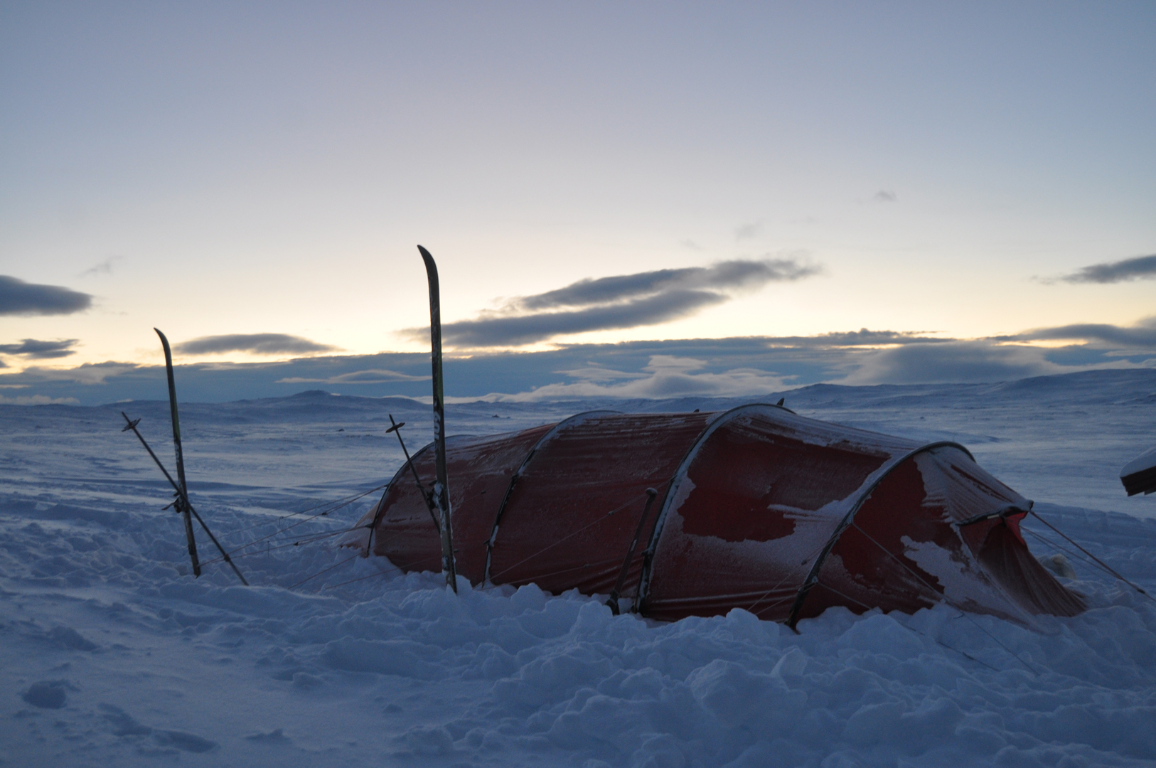 Blog | Vinterfjeld med telt