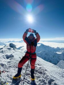 På toppen af Kangchenjunga